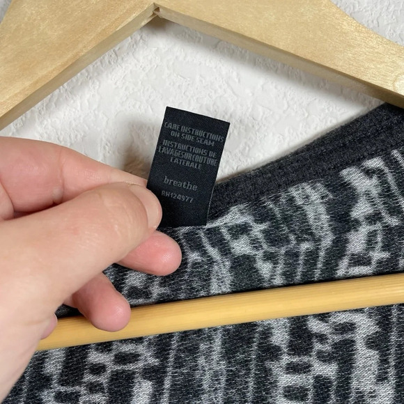 Prana Graceful Open Wrap Hooded Moonrock Cardigan in Grey Size S - Picture 10 of 12